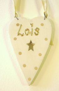 PERSONALISED WOODEN HEART